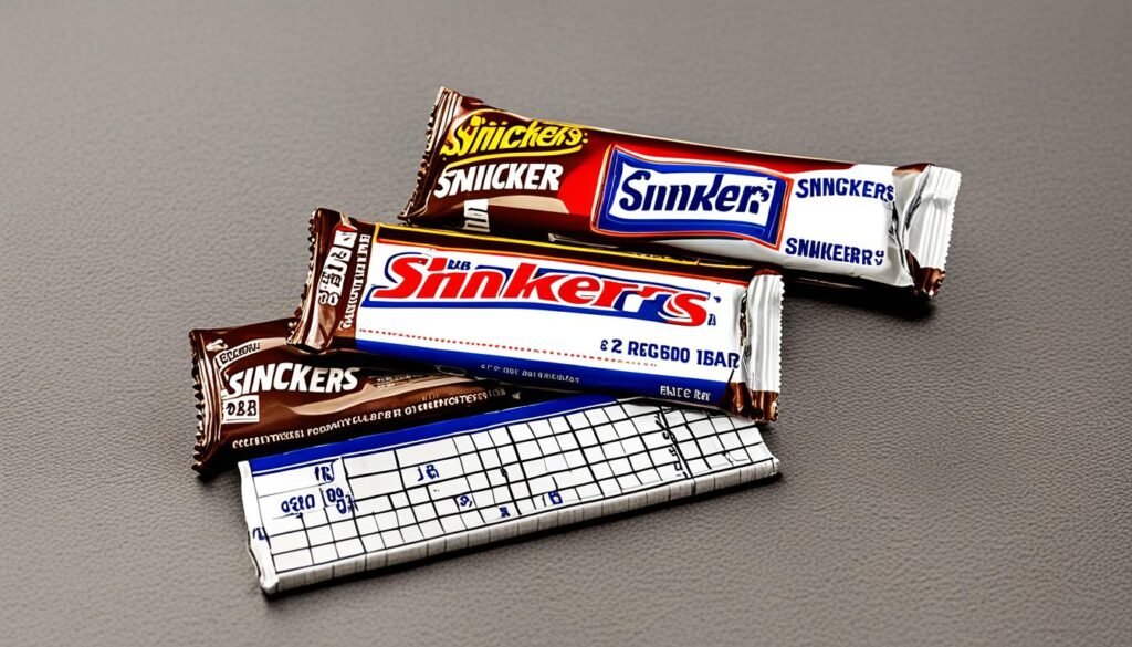 snickers fun size vs regular