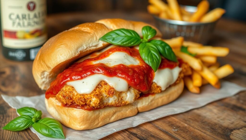 chicken parm sandwich