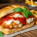 chicken parm sandwich