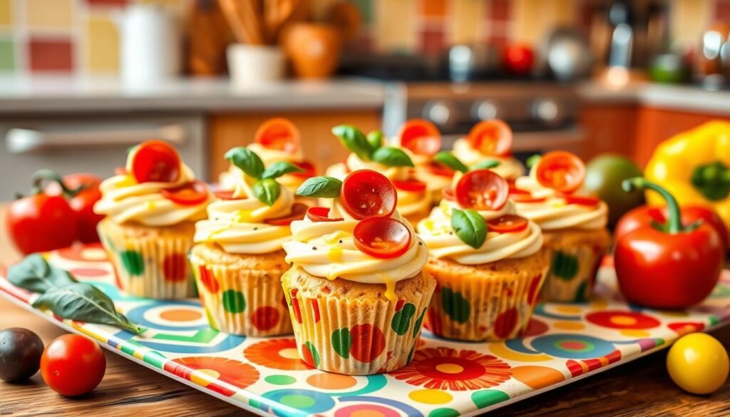 pizza cupcakes