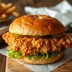 popeyes chicken sandwich calories